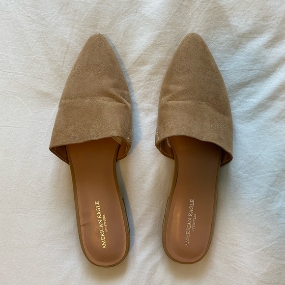 American Eagle Suede mules - Size 9 - Picture 1 of 5